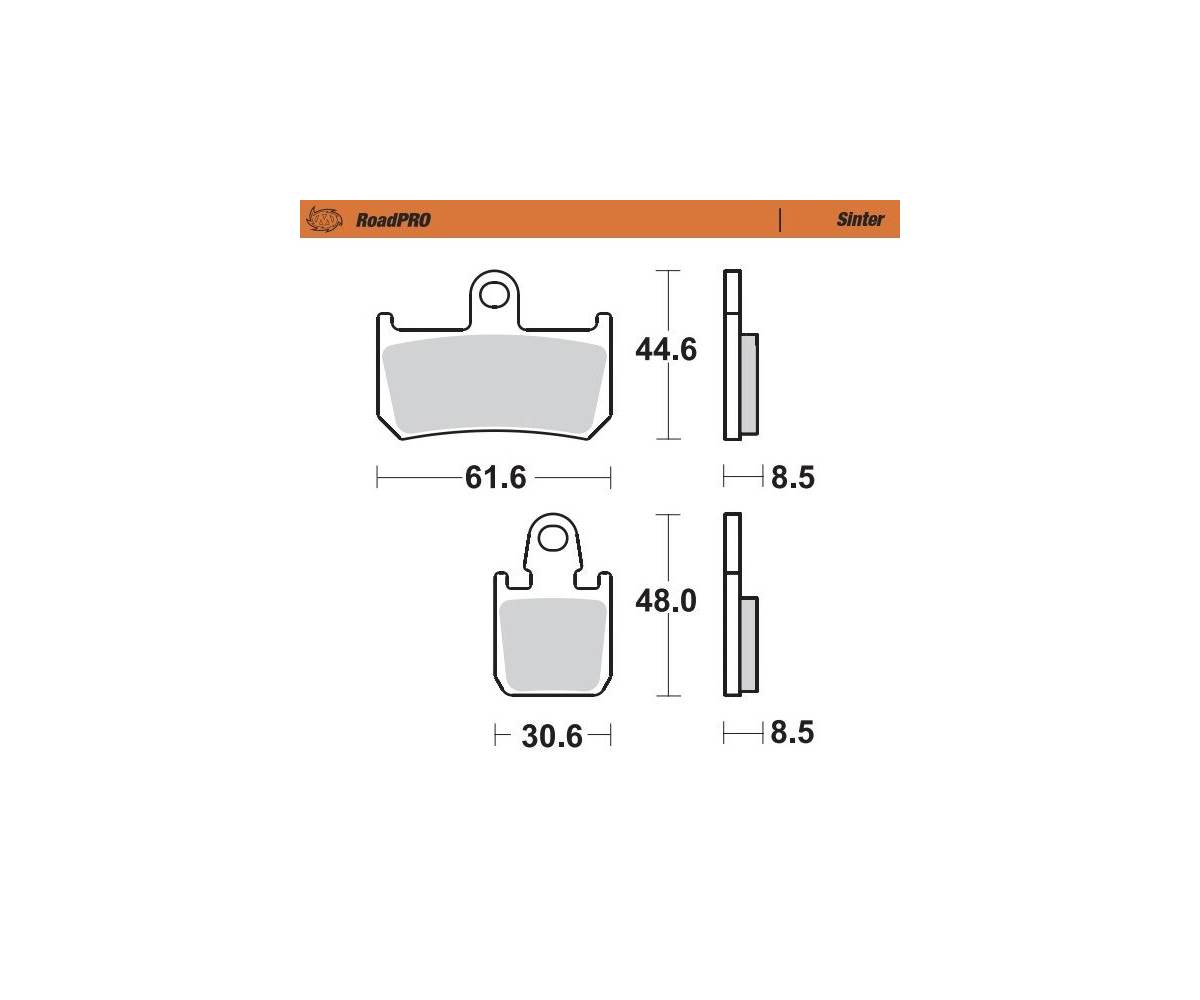 Bremseklodser til MC - Moto-Master Road Pro