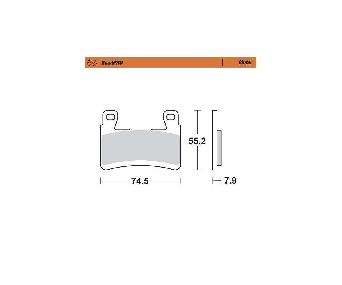 Bremseklodser til MC - Moto-Master Road Pro