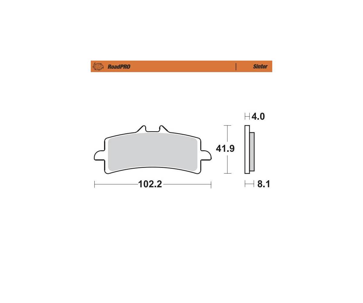 Bremseklodser til MC - Moto-Master Road Pro