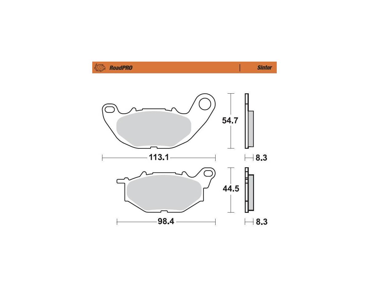 Bremseklodser til MC - Moto-Master Road Pro
