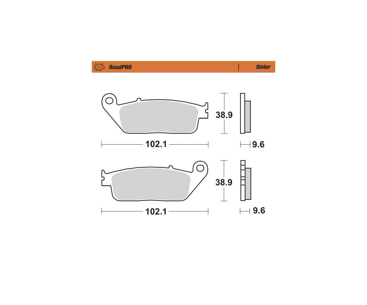 Bremseklodser til MC - Moto-Master Road Pro