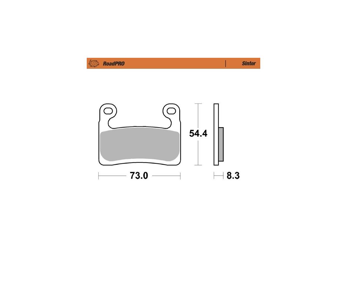 Moto-Master bremseklodser til mc - Sinter