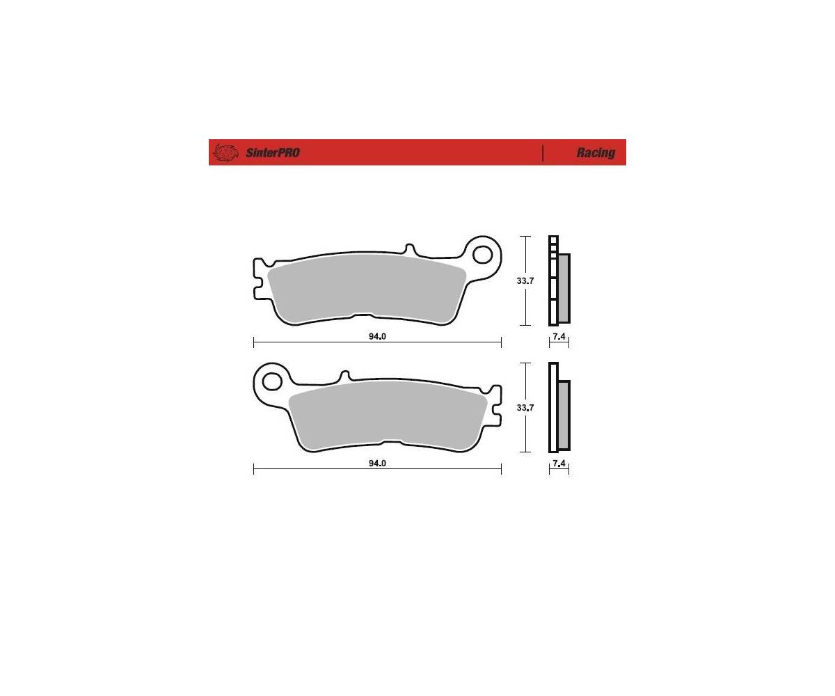 Moto-Master bremseklodser til SuperMoto - Racing