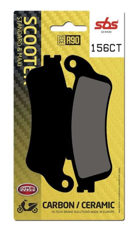 SBS 156CT bremseklodser - Carbon keramisk (Gade - scooter)