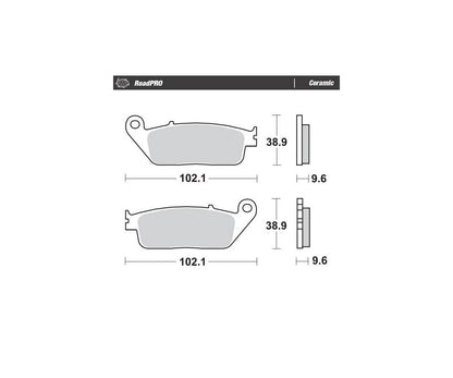 Moto-Master bremseklodser til mc - Keramiske
