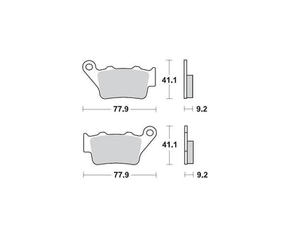 Moto-Master bremseklodser til mc - Keramiske