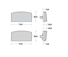 Moto-Master bremseklodser til mc - Keramiske