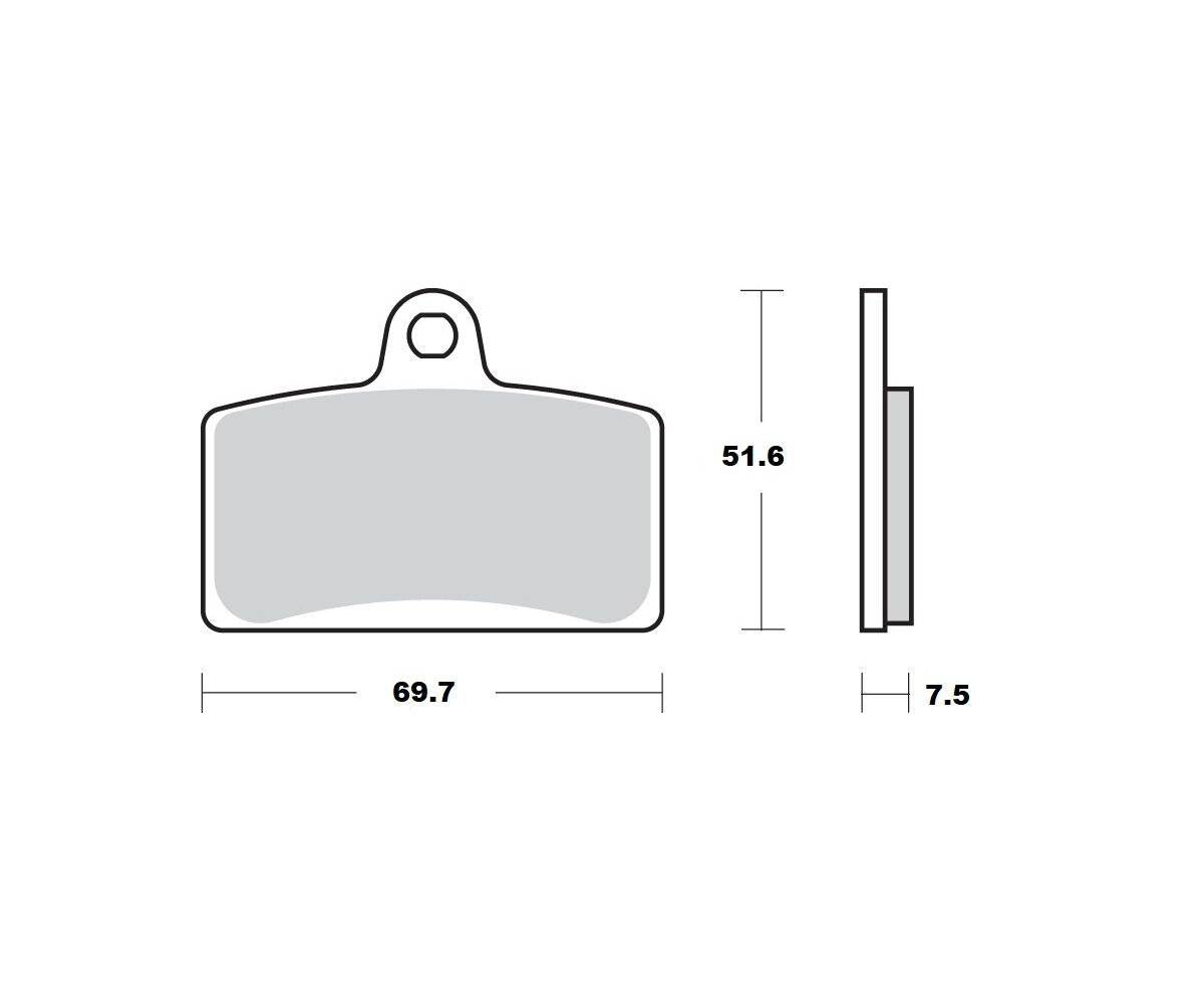 Moto-Master bremseklodser til mc - Keramiske