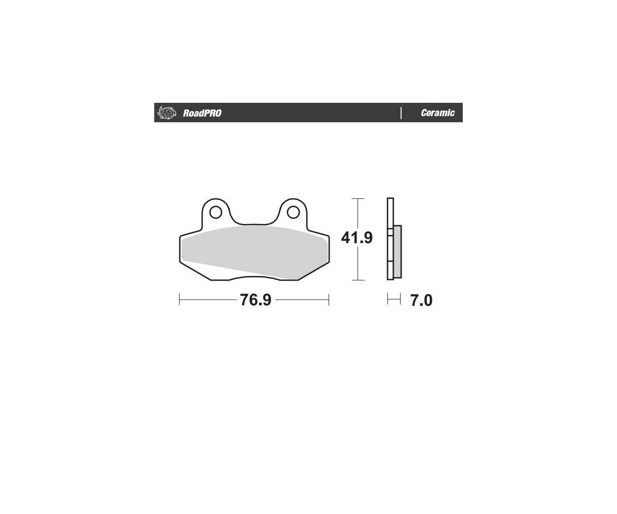 Moto-Master bremseklodser til mc - Keramiske