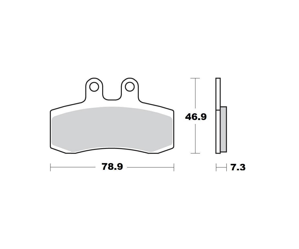 Moto-Master bremseklodser til mc - Keramiske
