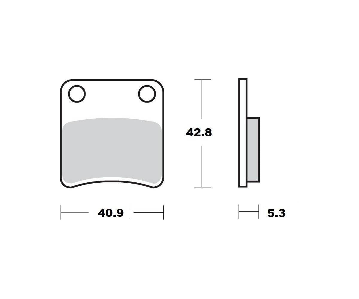 Moto-Master bremseklodser til mc - Keramiske