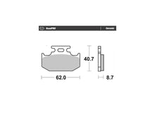 Moto-Master bremseklodser til mc - Keramiske