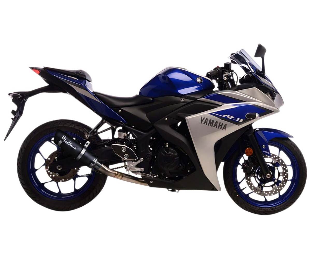 Yamaha YZF-R3 (2015-2023) Leo Vince GP Corsa EVO udstødning