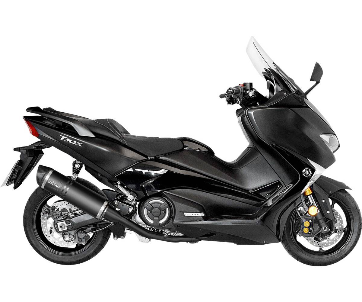 Leo Vince Full System - sort manifold til Yamaha T-Max 530 (2017-2019) - LV One Evo Black Edition