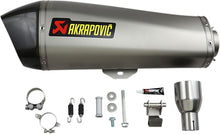 Akrapovic Rustfri Slip on udstødning til Piaggio MP3, m.fl.