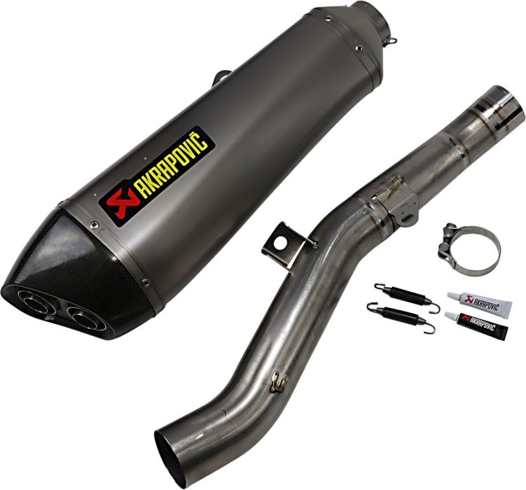 Akrapovic Titanium/carbon Slip on udstødning til Kawasaki GTR1400 (08-17)