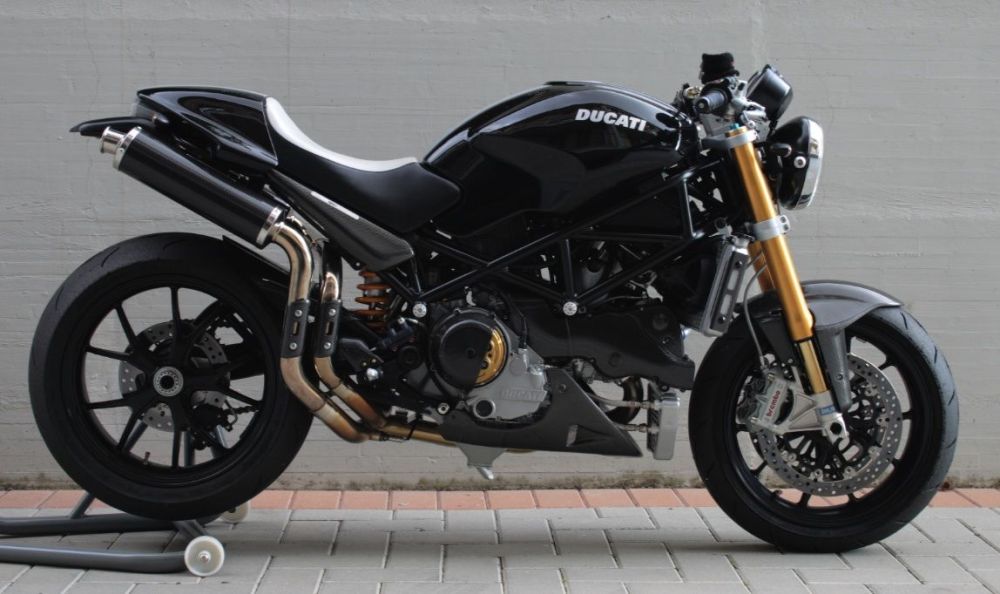 SPARK RUNDE LYDDÆMPERE CARBON HIGH-UP DUCATI MONSTER S4R/S2R