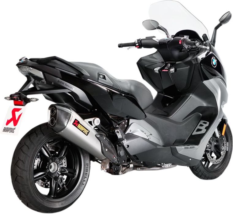 Akrapovic Titanium/carbon Slip on udstødning til BMW C650 SPORT (16-17)