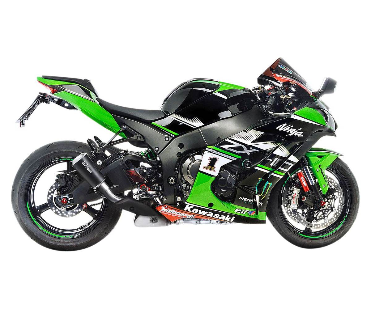 Leo Vince Slip-On til Kawasaki ZX-10R Ninja (2016-2020) - LV-10 Black Edition