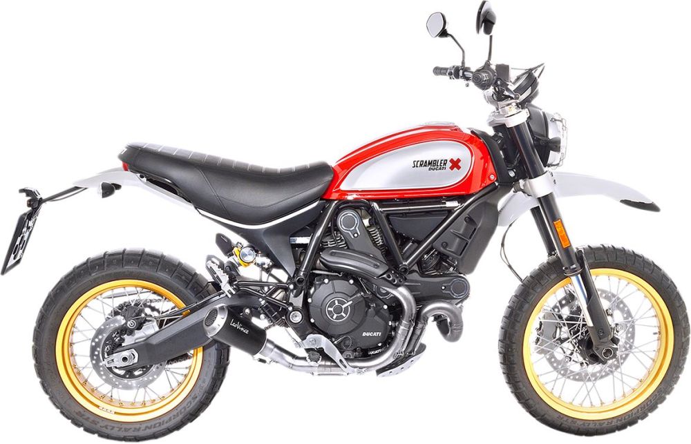 Leo Vince Slip-On til Ducati Scrambler 800 Desert Sled (2017-2020) - LV-10 Black Edition