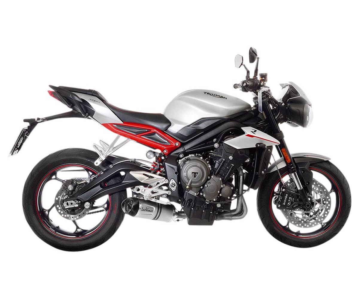 Leo Vince LV 1 udstødning til Triumph Street Triple 765