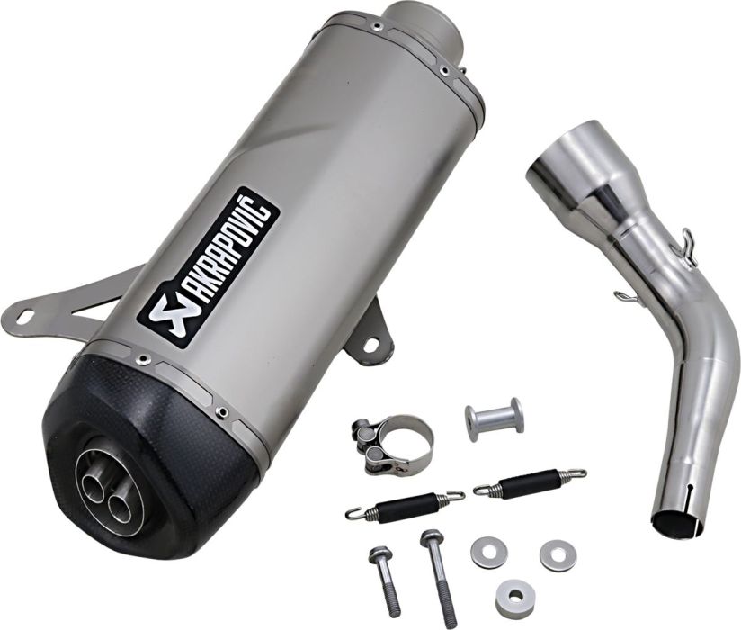 Akrapovic Rustfri Slip on udstødning til Vespa GTS300 / 250 (05-20)