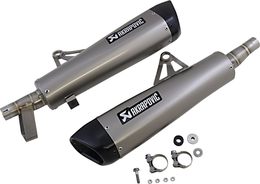 Akrapovic Titanium Slip on udstødninger til Triumph Bonneville T100 900 / T120 1200 (16-20)