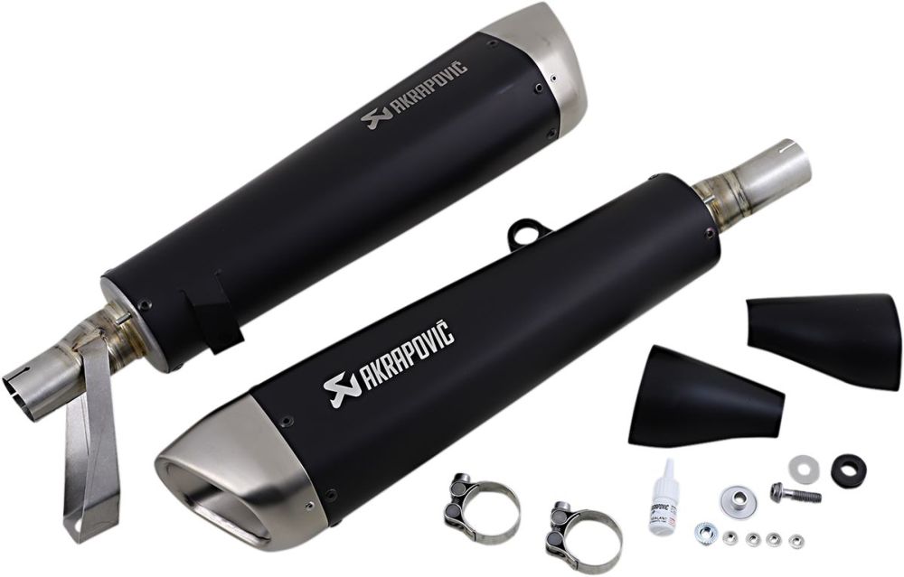 Akrapovic Titanium Slip on udstødninger til Triumph Street Twin (16-20)