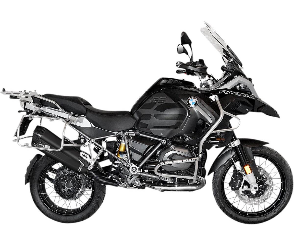 Leo Vince Slip-On til BMW R 1200 GS (2013-2016) - LV-12 BLACK EDITION