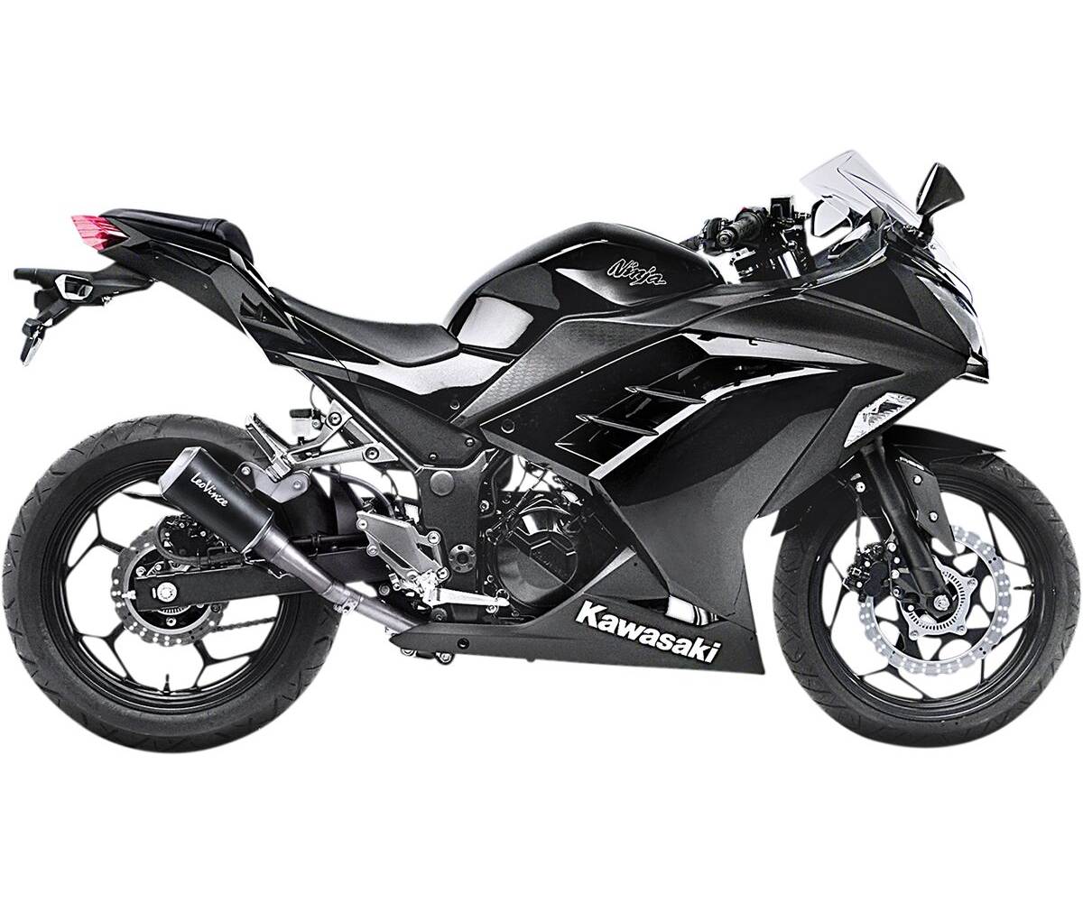 Leo Vince LV10 Carbon udstødning til Kawasaki Ninja 300 2013-2017