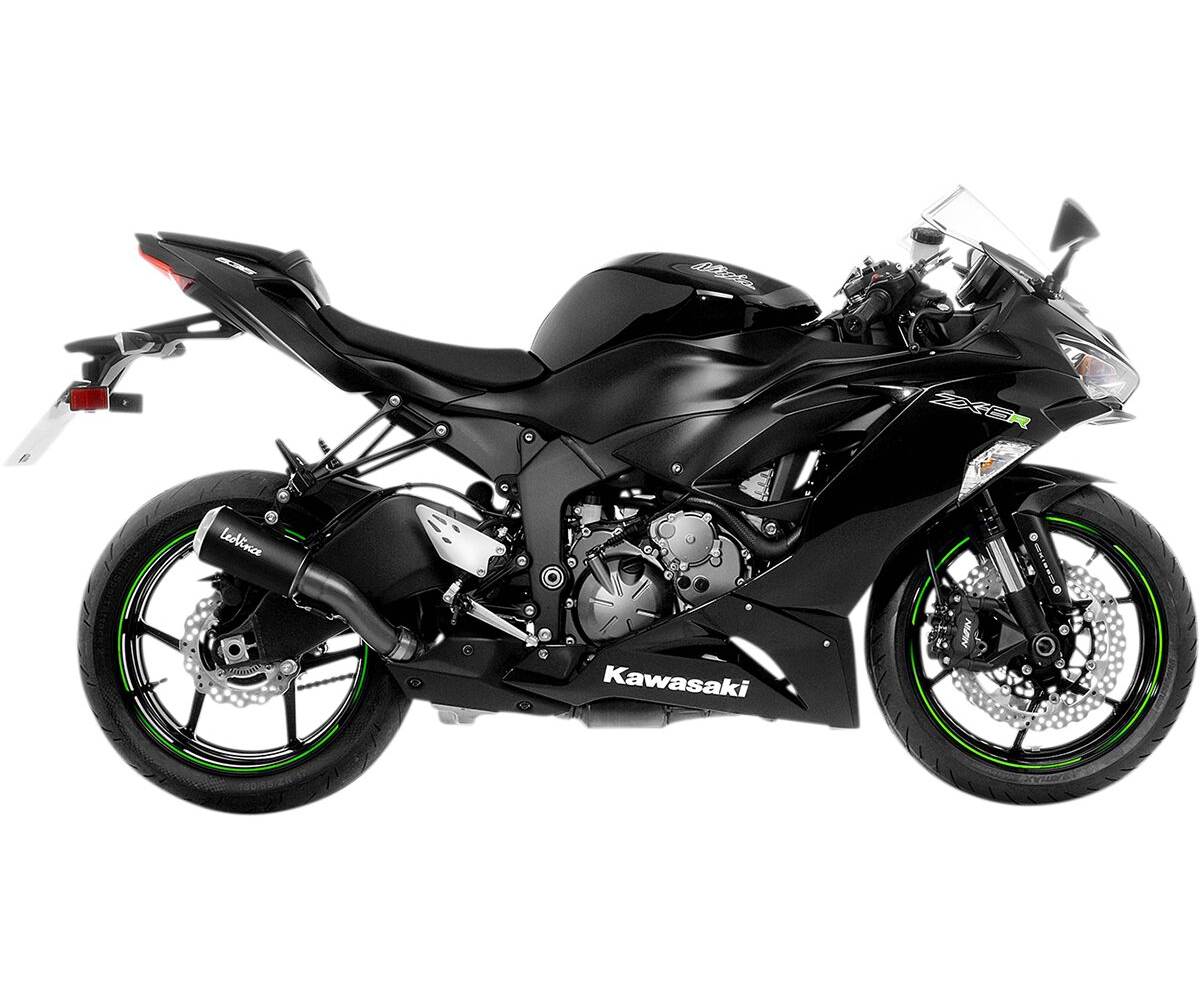 Leo Vince Slip-On til Kawasaki ZX-6R Ninja (2009-2016) - LV-10 Carbon