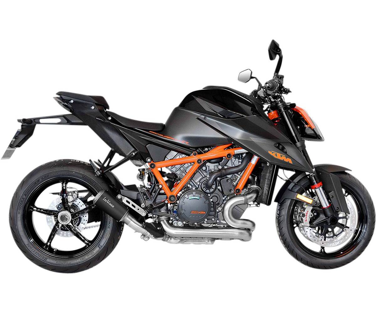 Leo Vince Slip-On til KTM 1290 SUPER DUKE R (2020) - LV-10 BLACK EDITION