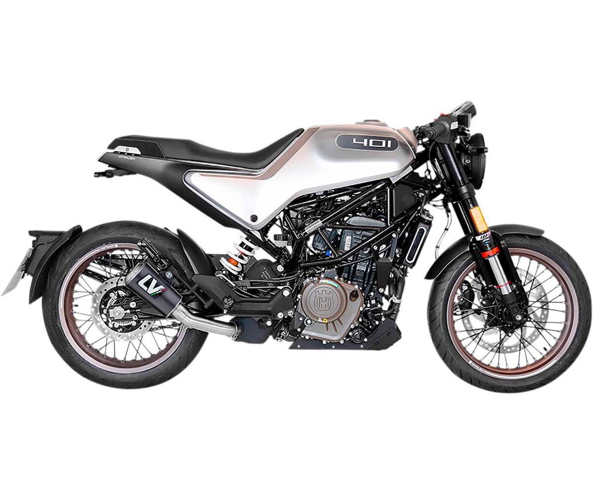 Leo Vince LV10 Carbon udstødning til Husqvarna 401 2020-2021