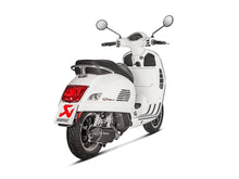 Akrapovic Rustfri Slip on udstødning til Vespa GTS125 (21-22)