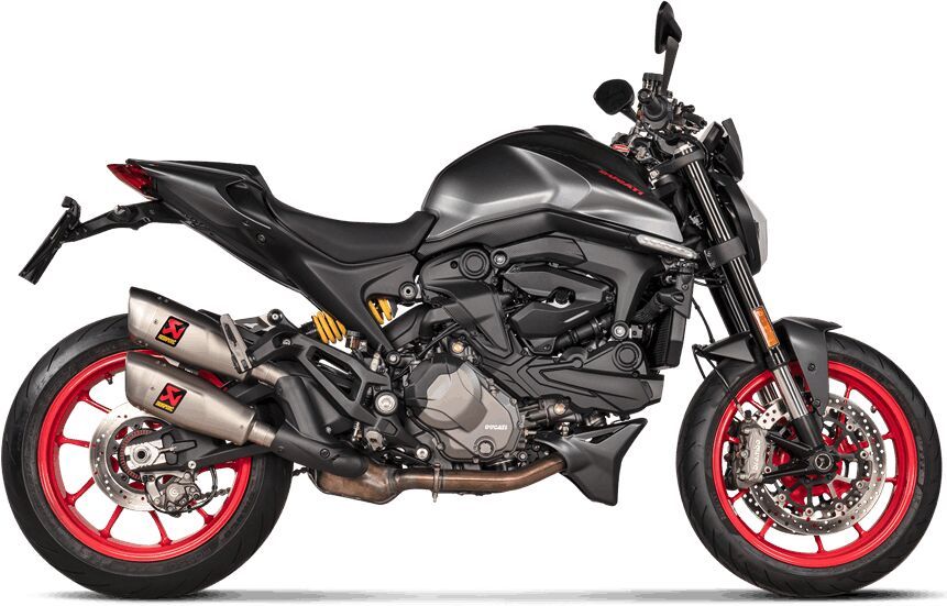 Akrapovic Titanium Slip on udstødning til Ducati Monster 937 (21-22)