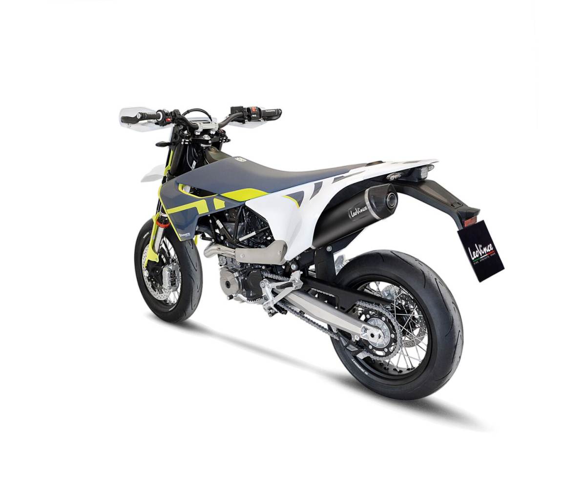 Leo Vince Slip-On til Husqvarna 701 Supermoto (2021-2024) - NERO