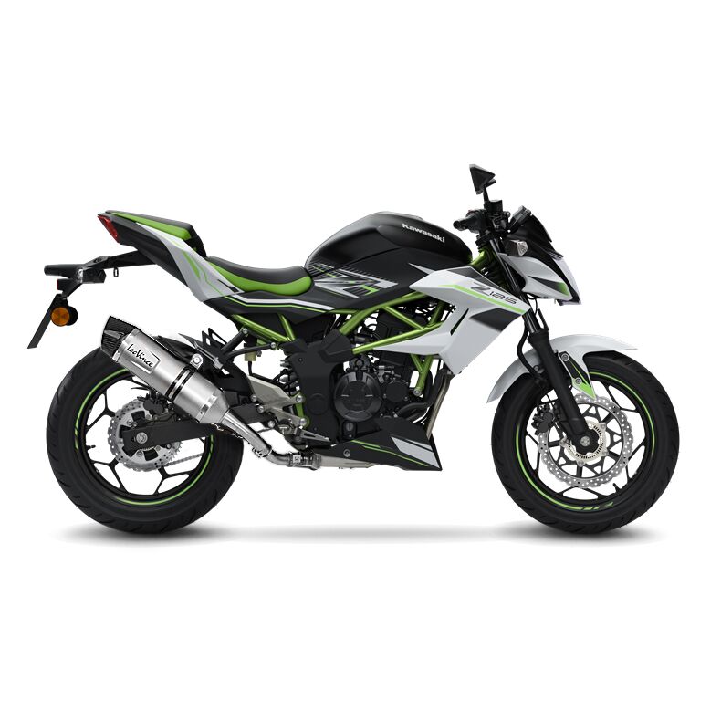 Kawasaki Ninja 125 19-24 Slip-on udstødning - LeoVince LV-1 Evo