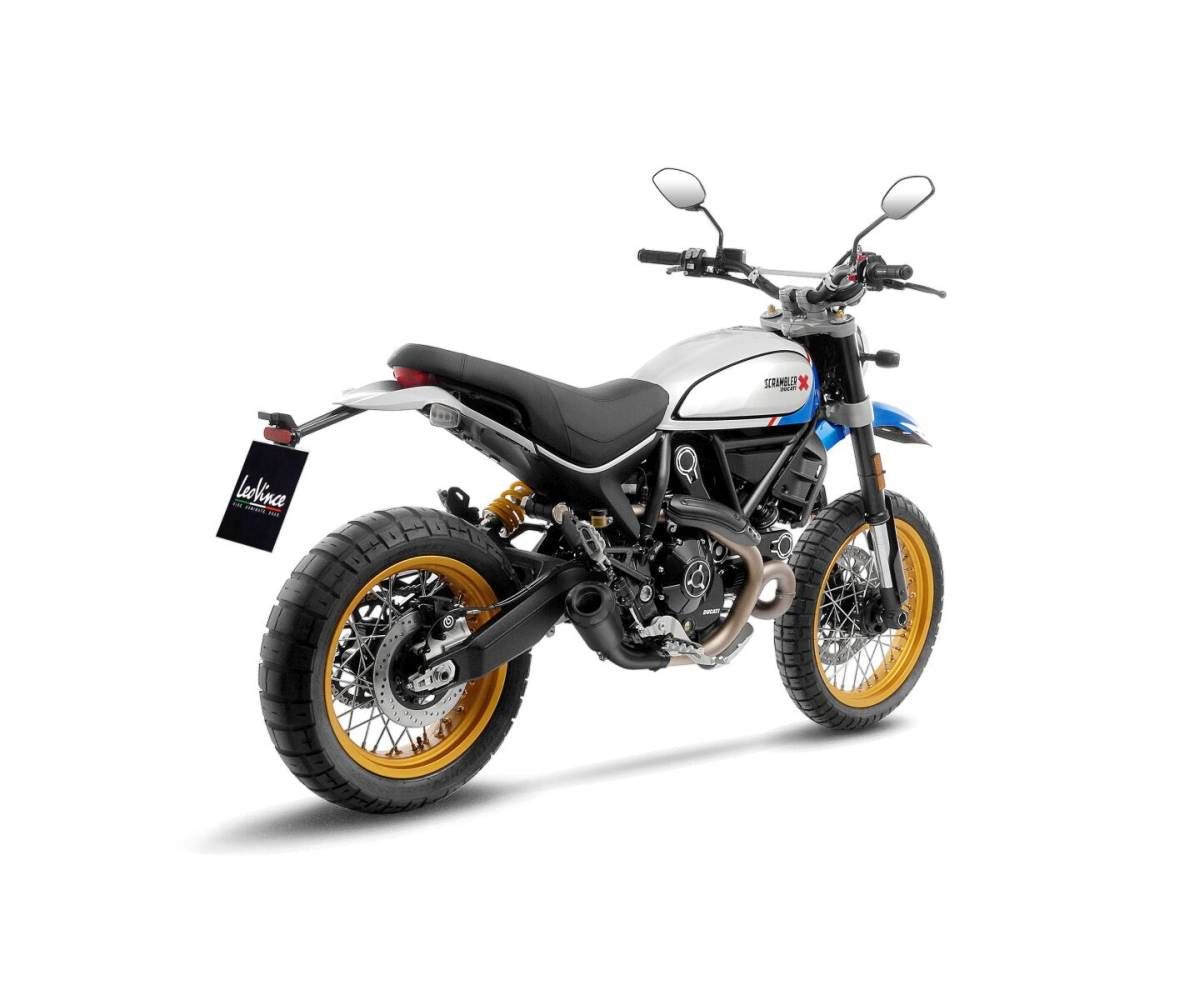 Leo Vince Slip-On til Ducati Scrambler 800 Desert Sled (2021-2022) - LV-10 Full Black