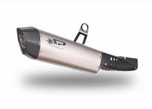 SPARK FIGHTER SLIP-ON LYDDÆMPER FULL TITANIUM & CARBON END CAP, MED MELLEMRØR