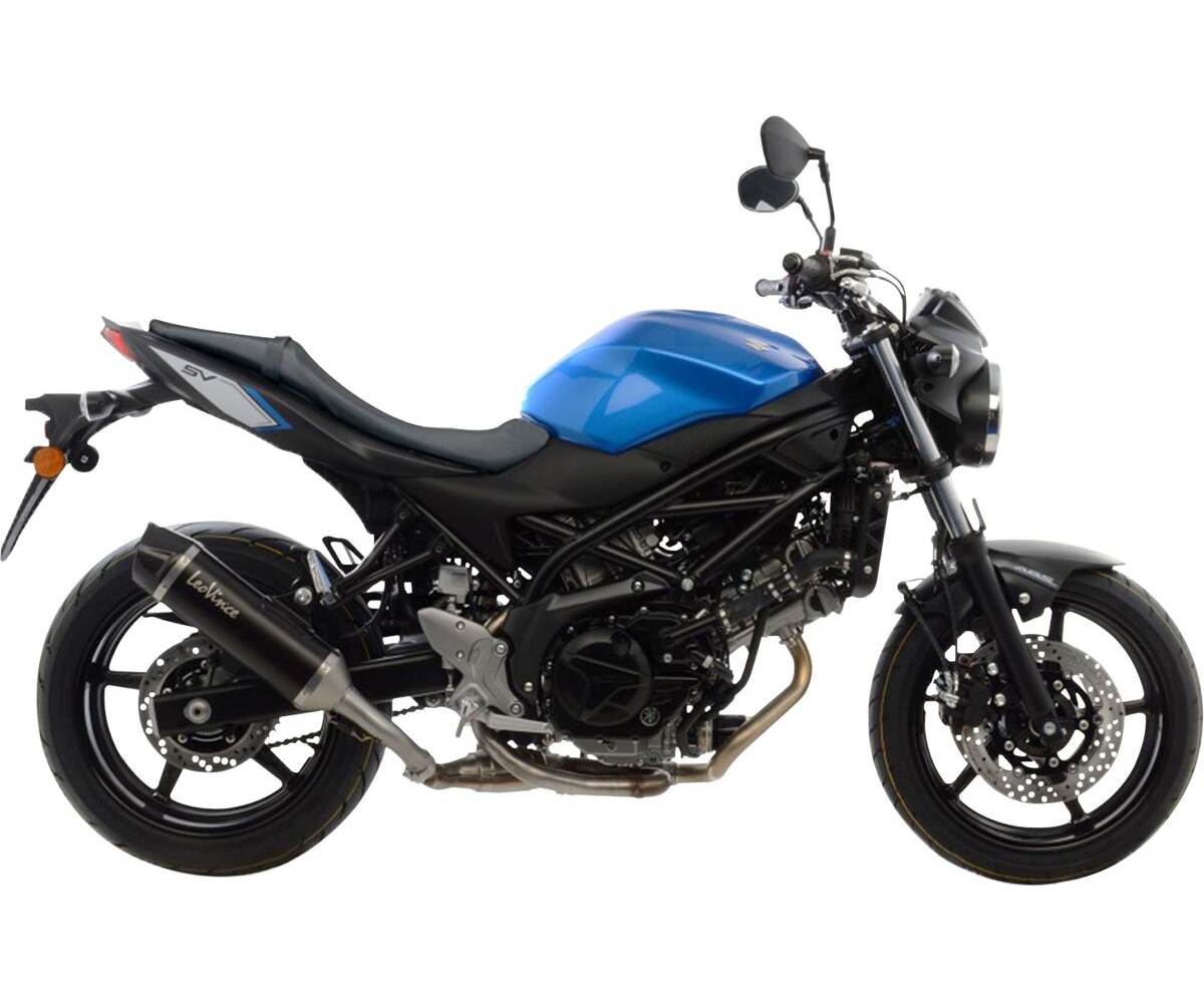 Leo Vince Slip-On til Suzuki SV 650 X (2018-2023) - NERO