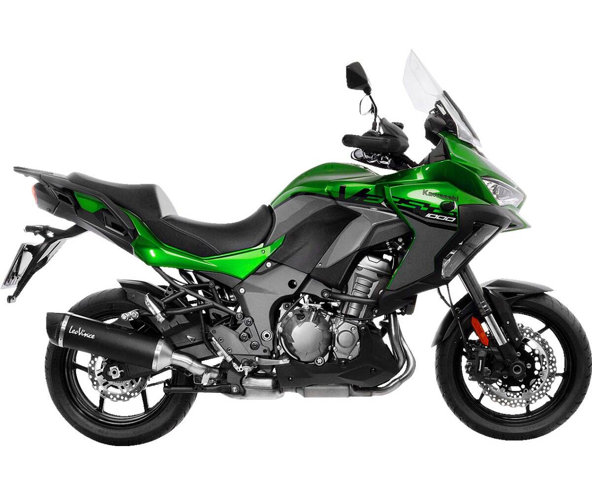 Leo Vince Slip-On til Kawasaki Versys 1000 (2019-2024) - NERO