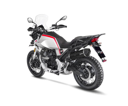 Leo Vince Slip-On til Moto Guzzi V85 TT (2019-2023) - LV One Evo Black Edition