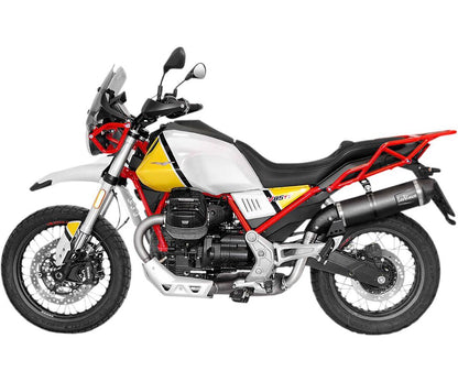 Leo Vince Slip-On til Moto Guzzi V85 TT (2019-2023) - LV One Evo Black Edition