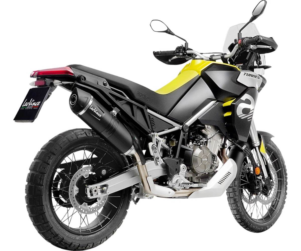 Leo Vince Slip-On til Aprilia Tuareg 660 (2022-2024) - LV One Evo Black Edition