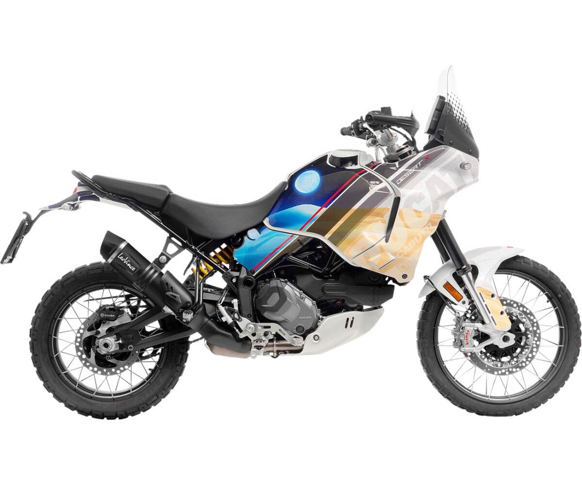 Leo Vince Slip-On til Ducati DesertX (2022-2024) - LV One Evo Black Edition