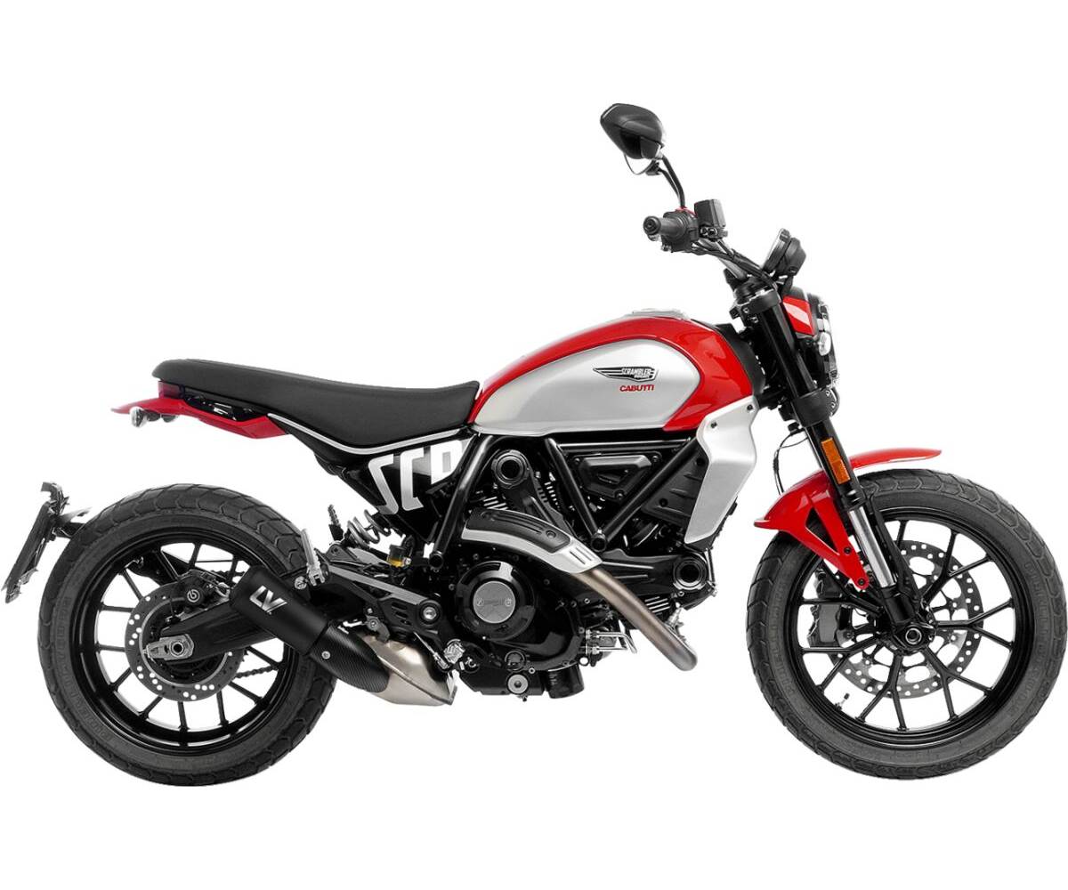 Leo Vince Slip-On til Ducati Scrambler 800 (2023-2024) - LV-10 Full Black