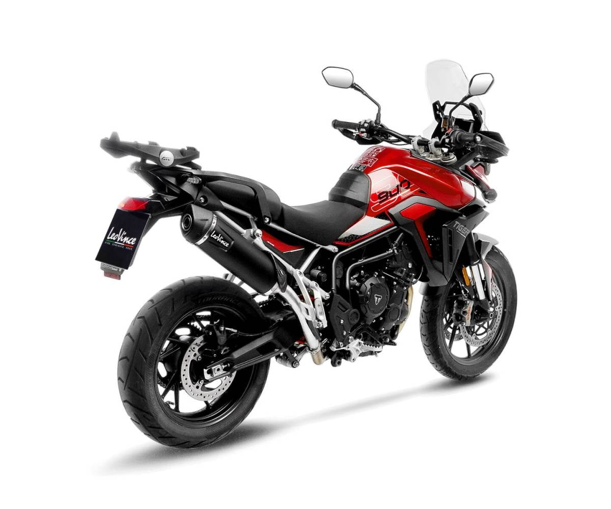 Leo Vince Slip-On til Triumph Tiger 900 GT (2024) - LV One Evo Black Edition