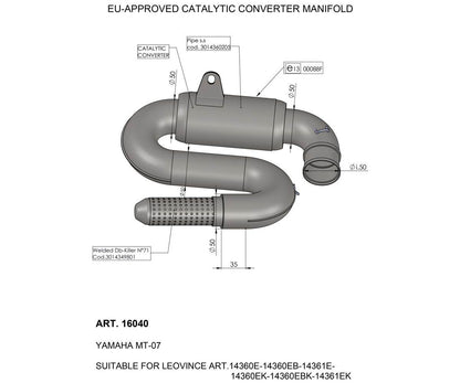 CAT CONV MANIFOLD YAM