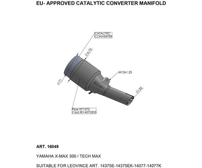CAT CONV MANIFOLD YAM