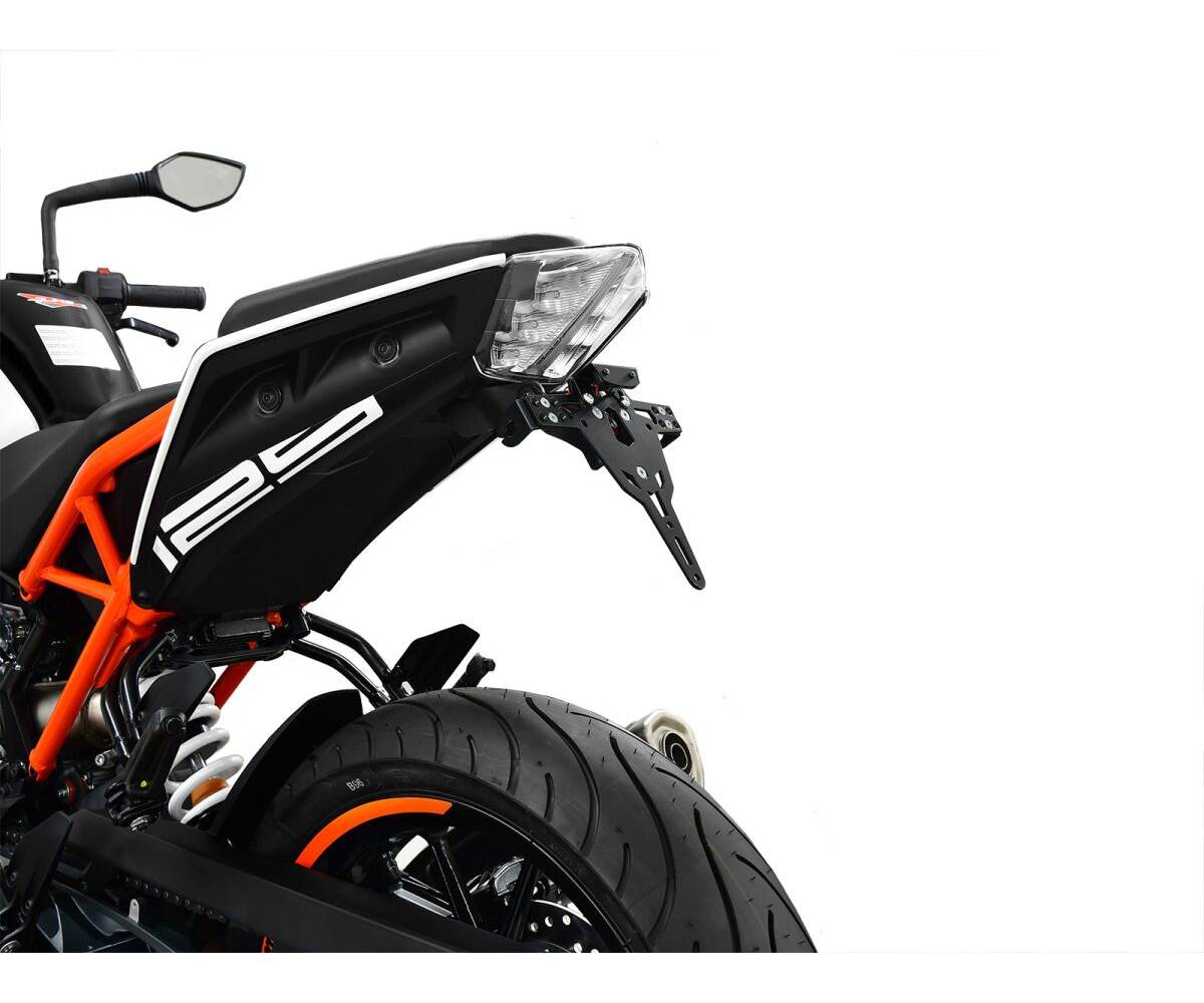 Nummerpladeholder til KTM 125 Duke / 390 Duke 2017-2023